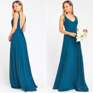 Show Me Your Mumu Jenn Maxi Dress Deep Jade